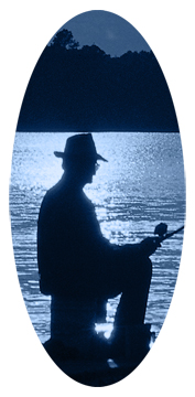 Gone Fishing (Dock) Blue